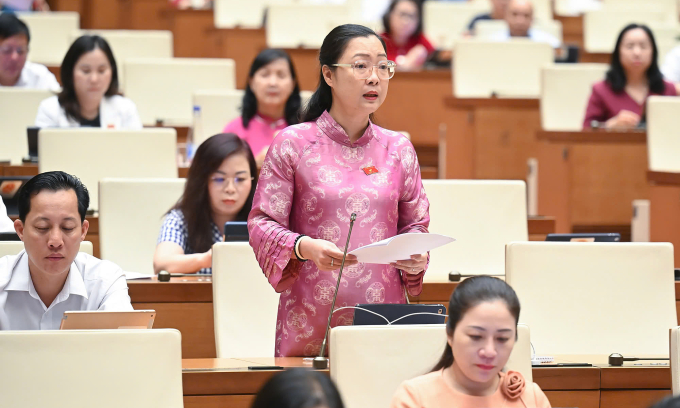 Đại biểu Nguyễn Thị Quyên Thanh. Ảnh: Cổng TTĐT Quốc hội