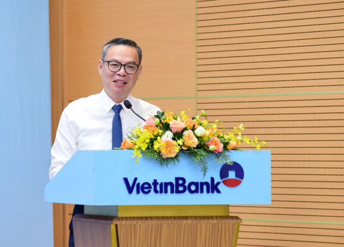 Ông Trần Minh Bình, Chủ tịch HĐQT VietinBank phát biểu tại sự kiện. Ảnh: VietinBank