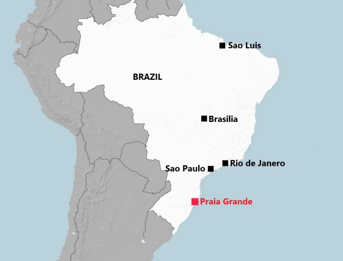 Địa điểm xảy ra thảm kịch rơi khí cầu ở Brazil sáng 21/6. Đồ họa: Sun