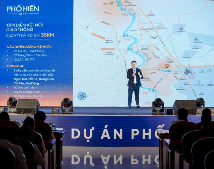 Đại diện Nethomes chia sẻ thông tin về dự án. Ảnh: CĐT