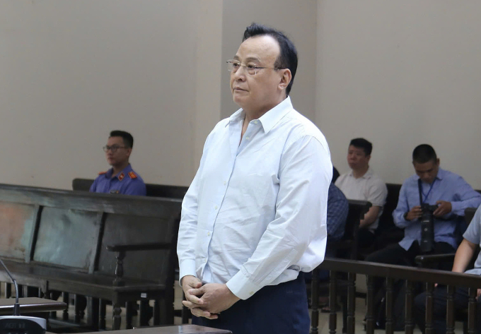 Ông Đỗ Anh Dũng tại tòa ngày 25/9. Ảnh: Danh Lam