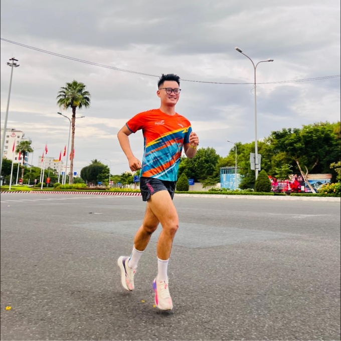 Thanh Vỹ - Chủ nhiệm CLB Đà Nẵng Runners. Ảnh: FBNV