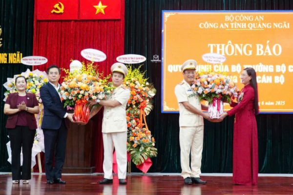 Quảng Ngãi: Công an tỉnh có Giám đốc mới