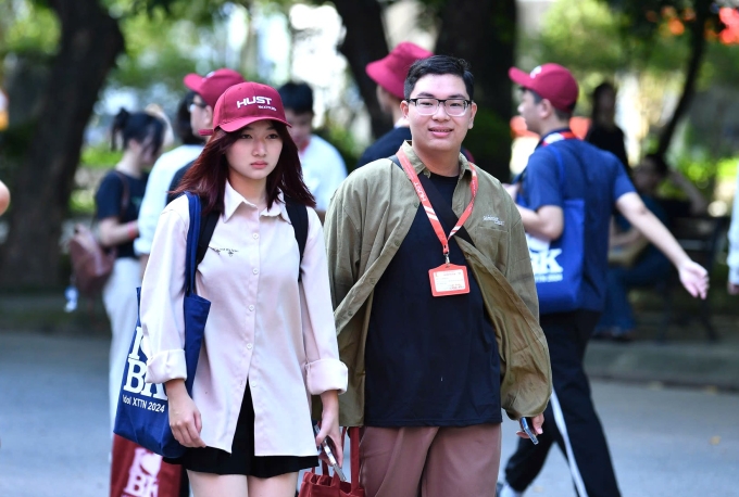 Thí sinh tham gia xét tuyển tài năng vào Đại học Bách khoa Hà Nội, năm 2024. Ảnh: HUST