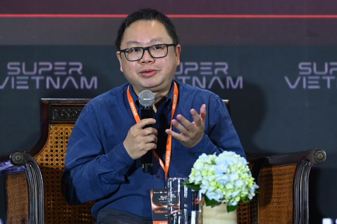 Ông William Nguyen chia sẻ tại sự kiện. Ảnh: Giang Huy