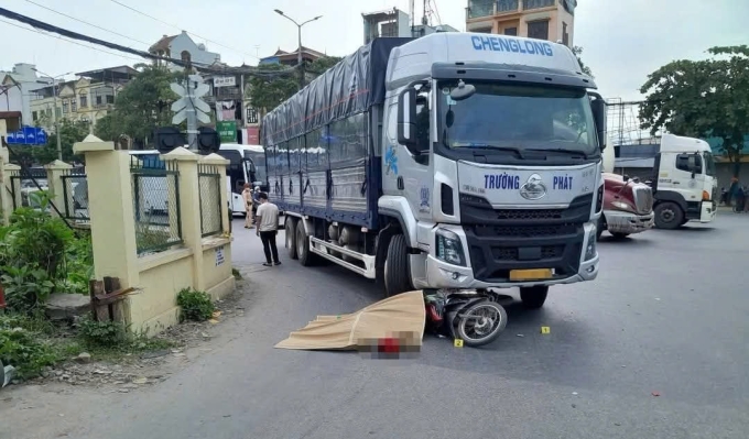 Hiện trường vụ tai nạn. Ảnh: Công Tố