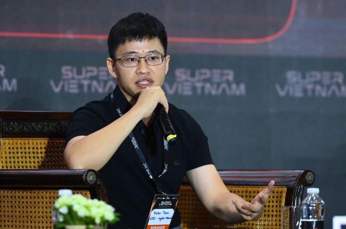 Ông Victor Trần, CEO Kyber Network. Ảnh: Giang Huy