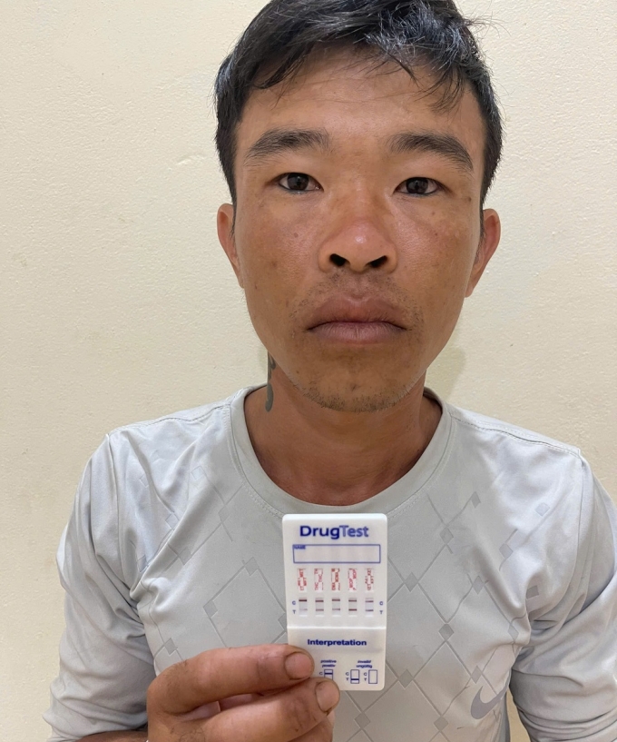 Huỳnh Thành Phúc lúc bị bắt. Ảnh: Công an Gia Lai