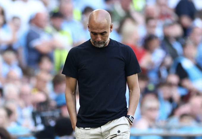 Ngay cả Man City của Pep Guardiola cũng đánh mất vị thế trước sự vùng lên của nhiều đội bóng cửa dưới tại Ngoại hạng Anh mùa 2024-2025. Ảnh: Reuters