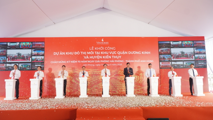 Vinhomes Golden City, khởi công ngày 11/5, sở hữu vị trí tâm điểm giao thương tại cửa ngõ Đông Nam TP Hải Phòng. Ảnh: Vinhomes