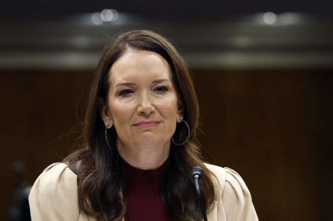 Bộ trưởng Nông nghiệp Mỹ Brooke Rollins điều trần tại Thượng viện ngày 6/5. Ảnh: AFP