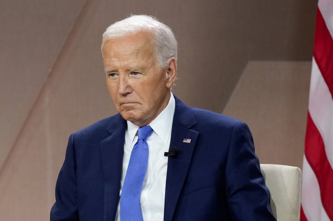 Ông Joe Biden tại sự kiện bên lề hội nghị thượng đỉnh NATO ở Washington ngày 11/7/2024. Ảnh: AP