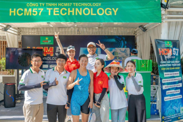 HCM57 Technology đồng hành cùng giải bơi SeaStar Nha Trang Bay 2025