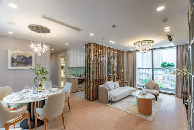 Thiết kế mẫu tại dự án. Ảnh: ROX Group