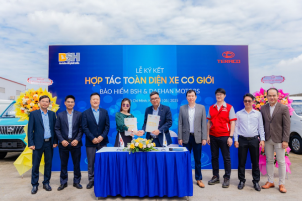 BSH hợp tác Daehan Motors: Bảo hiểm xe Teraco toàn diện