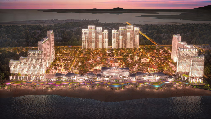 Phối cảnh Blanca City kề bên biển Bãi Sau, Vũng Tàu. Ảnh: Sun Group