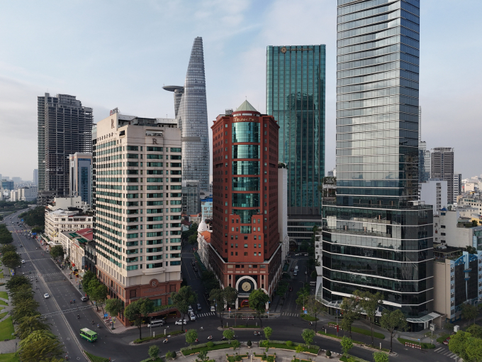 Khu trung tâm TP HCM, tháng 1/2025. Ảnh: Quỳnh Trần