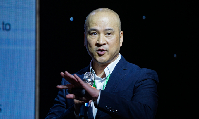 Ông Andy Pham, nhà sáng lập và CEO của Luna Base AI. Ảnh: Bảo Lâm