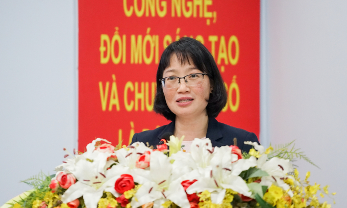 Bà Trần Thị Diệu Thúy, Phó chủ tịch UBND TP HCM. Ảnh: Bảo Lâm
