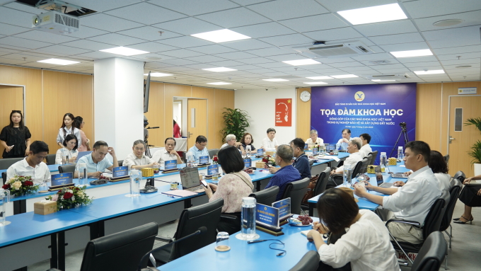 Tọa đàm Đóng góp của các nhà khoa học Việt Nam với sự nghiệp bảo vệ và xây dựng đất nước, ngày 7/6/2025. Ảnh: MEDDOM