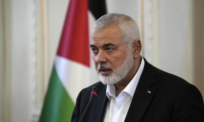 Ông Haniyeh tại Tehran, Iran hồi tháng 3/2024. Ảnh: AFP