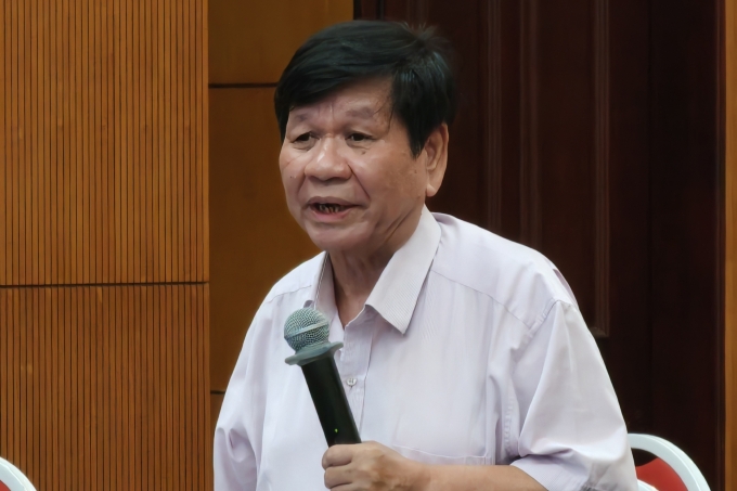 Chuyên gia Nguyễn Đức Thành, nguyên cán bộ Viện Năng lượng nguyên tử Việt Nam. Ảnh: Trọng Đạt
