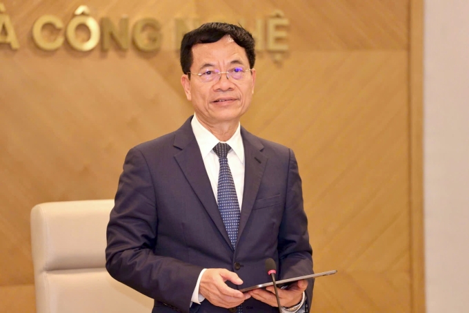 Bộ trưởng Khoa học và Công nghệ Nguyễn Mạnh Hùng. Ảnh: Quốc Bảo