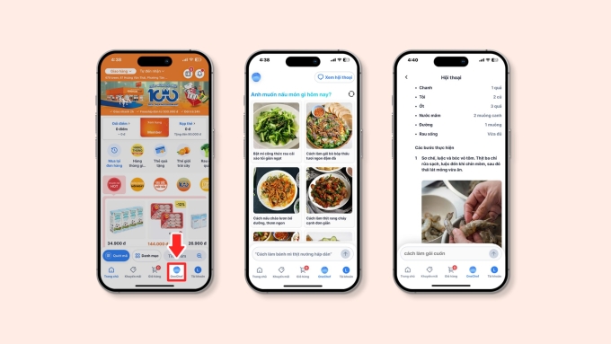Kingfoodmart ứng dụng mô hình Google AI Gemini trên Onelife với sự hỗ trợ của Cloud Ace. Ảnh: Kingfoodmart