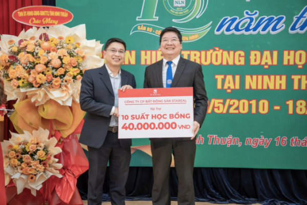 Stareal hợp tác ĐH Nông Lâm TP HCM: Phát triển nguồn nhân lực trẻ