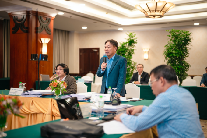 Ông Lê Tự Minh, Chủ tịch HĐQT IMG Group, Phó chủ tịch Hội đồng Chấm thi phát biểu khai mạc. Ảnh: IMG