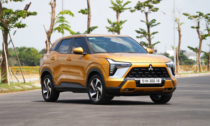 Một mẫu Xforce Premium lăn bánh tại TP HCM. Ảnh: Phạm Trung