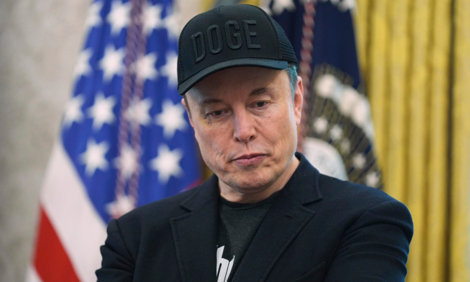 Tỷ phú Elon Musk tại Phòng Bầu dục ở Nhà Trắng ngày 30/5. Ảnh: AP