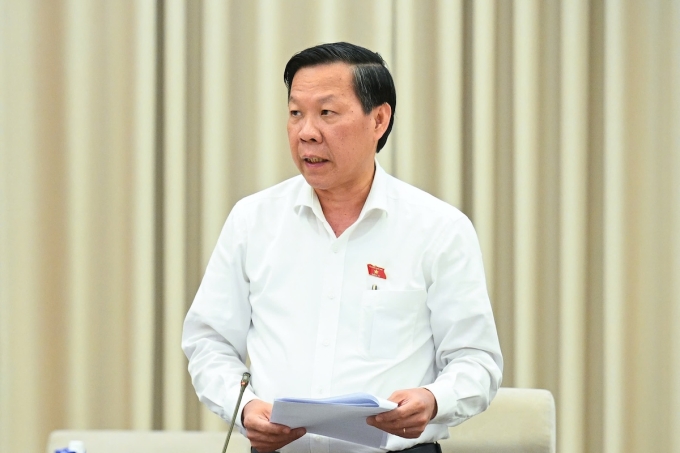 Ông Phan Văn Mãi, Chủ nhiệm Ủy ban Kinh tế và Tài chính phát biểu chiều 6/6. Ảnh: Trung tâm báo chí Quốc hội