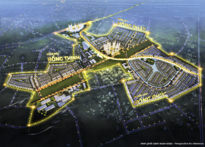 Hồng Hạc City được quy hoạch gồm 3 phân khu nhà ở, trong đó, Hồng Phát là phân khu được phát triển đầu tiên. Ảnh: Phú Mỹ Hưng