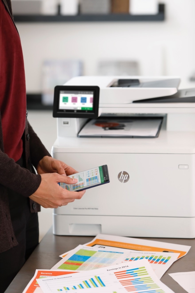 Print AI hỗ trợ căn chỉnh tự động để văn bản, hình ảnh vừa với cỡ giấy, giúp tiết kiệm giấy mực. Ảnh: HP