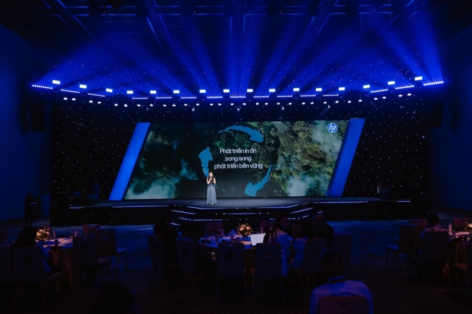 Phát triển in ấn song song bền vững là kim chỉ nam được giới thiệu tại Ngày hội HP Việt Nam 2025. Ảnh: HP Việt Nam