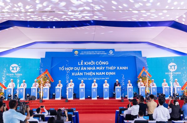 Nam Định: Khởi công dự án tổ hợp thép nghìn tỷ