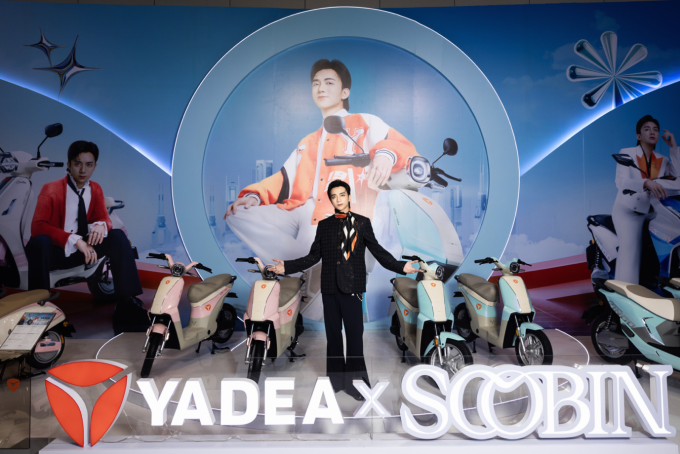 Soobin trở thành đại sứ thương hiệu Yadea tại Việt Nam. Ảnh: Yadea