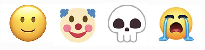 Một số biểu emoji Thế hệ Z sử dụng với nhiều tầng nghĩa.