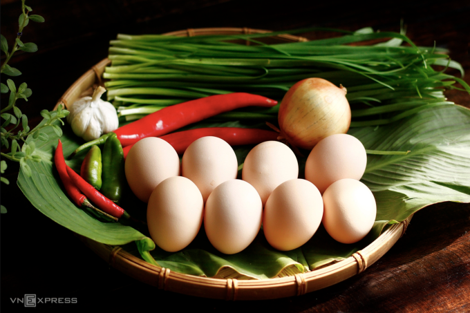 Trứng. Ảnh: Bùi Thủy