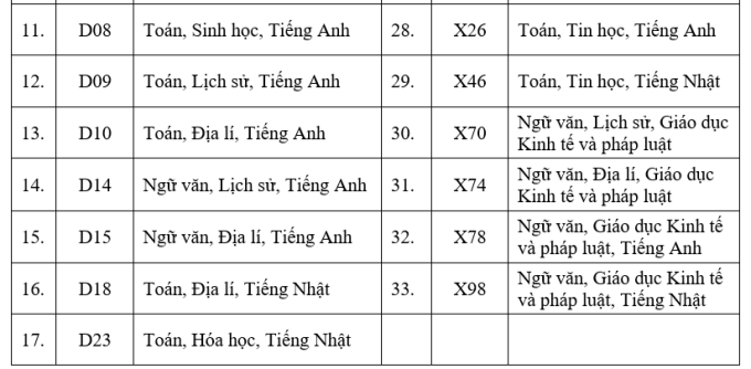 Đại học Việt Nhật dùng hơn 30 tổ hợp xét tuyển, lần đầu có C00 - 1