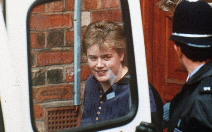Beverley Allitt rời tòa án năm 1991. Ảnh: Rex