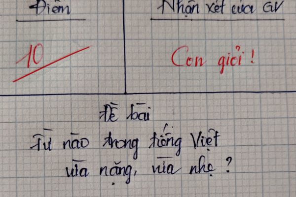 Đố vui: Từ tiếng Việt nào vừa nặng vừa nhẹ?