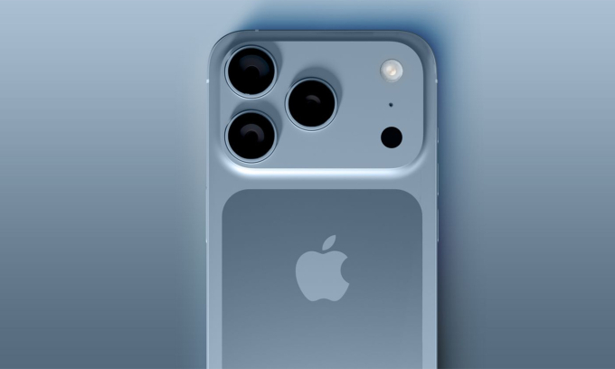 Ảnh dựng iPhone 17 Pro Max dựa theo tin đồn. Ảnh: Macrumors