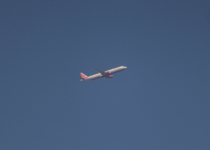 Máy bay Air India tại không phận Ấn Độ, ngày 5/5. Ảnh: AFP
