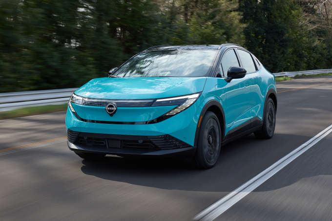 Mẫu Leaf thế hệ thứ ba vừa mới ra mắt. Ảnh: Nissan
