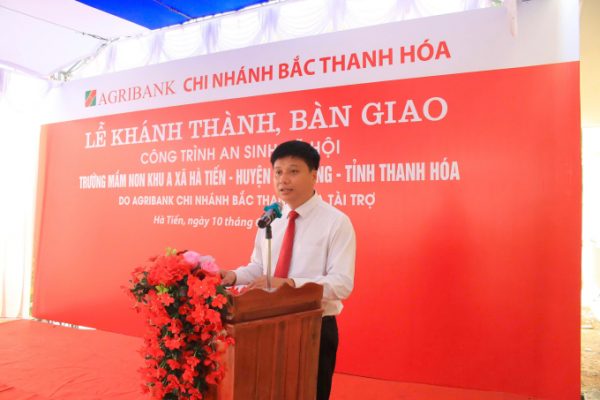 Agribank Bắc Thanh Hóa: 7 Tỷ Đồng Tài Trợ Xây Trường Mầm Non