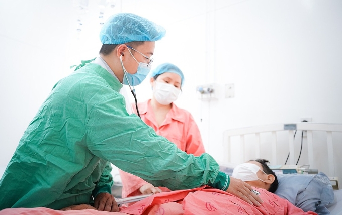 Bệnh nhân điều trị tại Bệnh viện Chợ Rẫy. Ảnh: Bệnh viện cung cấp