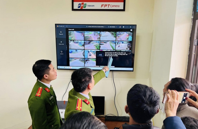 Giải pháp giám sát an ninh của FPT Camera được chính quyền địa phương sử dụng. Ảnh: FPT