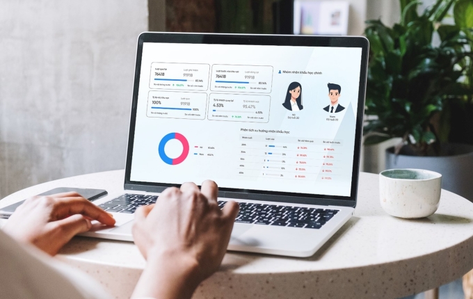 Dashboard báo cáo từ FPT VMSmart. Ảnh: FPT
